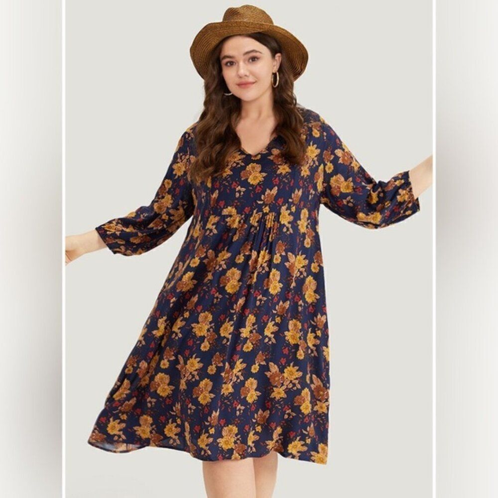 Bloomchic Floral Long Sleeve Dress